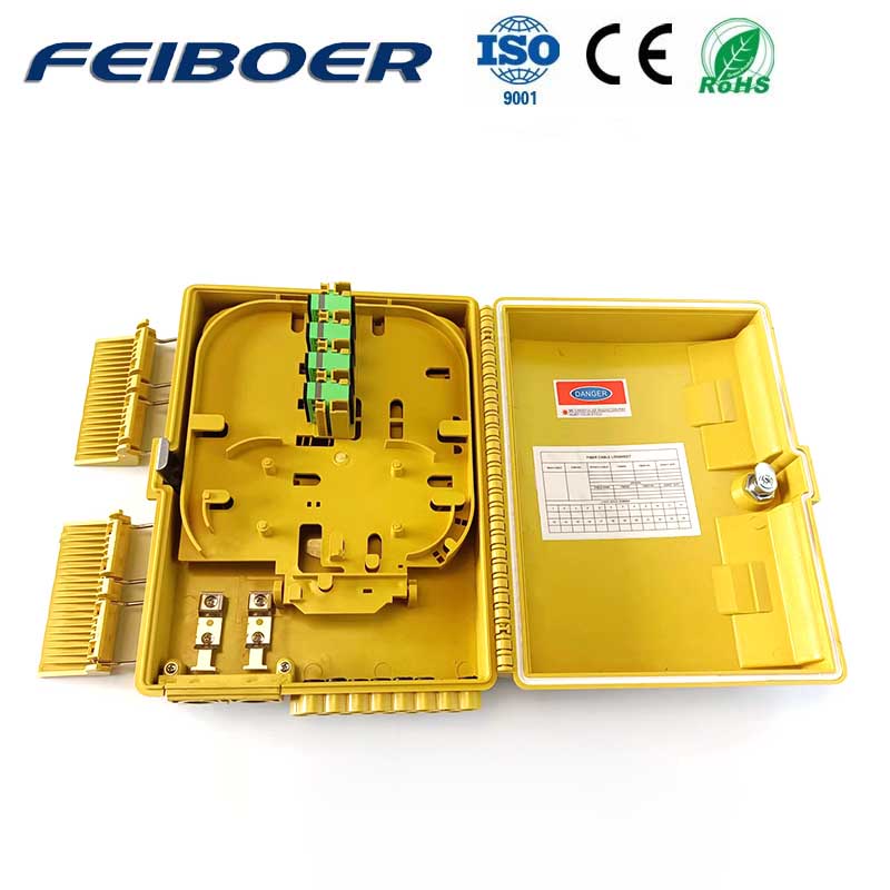 Outdoor Distribution 16 Cores Optical Ftth Core Splitter Fiber Optic Terminal Box
