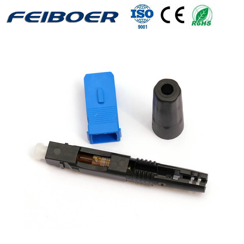 Fast Connector Fiber Optic Equipment FTTH connector SC FC LC UPC APC Assembly Quick Connector